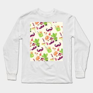 Let's fiesta T-shirt designs Long Sleeve T-Shirt